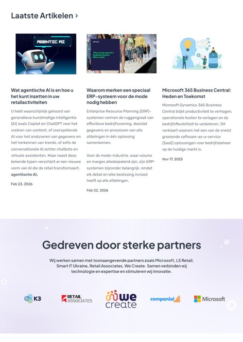 Laatste artikelen en partners op de Nederlandse homepage van XBSG