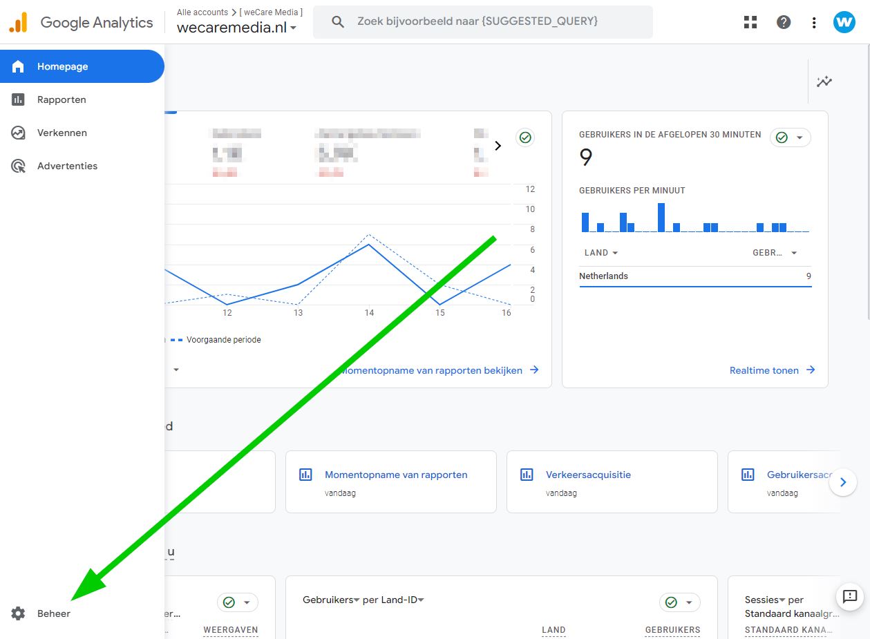 Gebruiker toevoegen aan Google Analytics 4