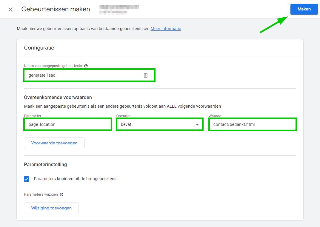 Google Analytics 4 gebeurtenis aanmaken deel 2