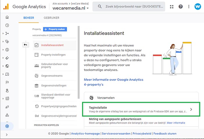 Google Analytics dual tracking stap 3