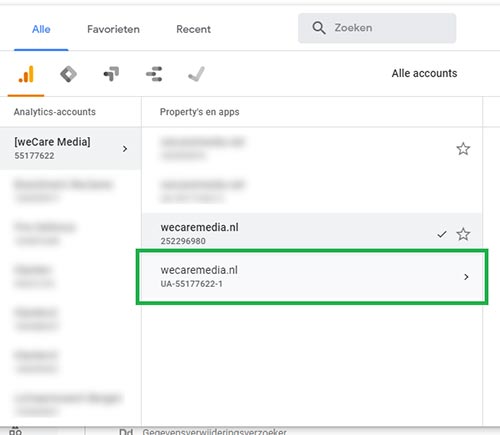 Google Analytics dual tracking stap 5